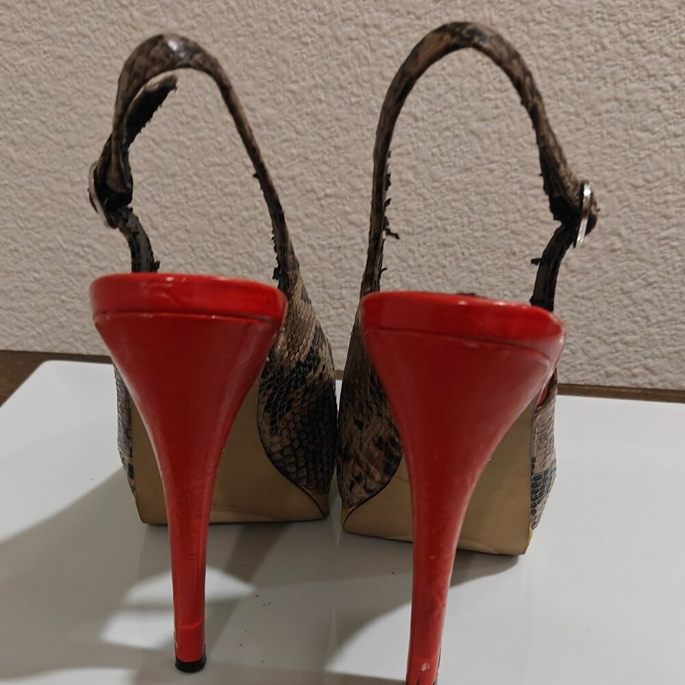 R&R Republic Python Print Platform Pumps (8) - image 2